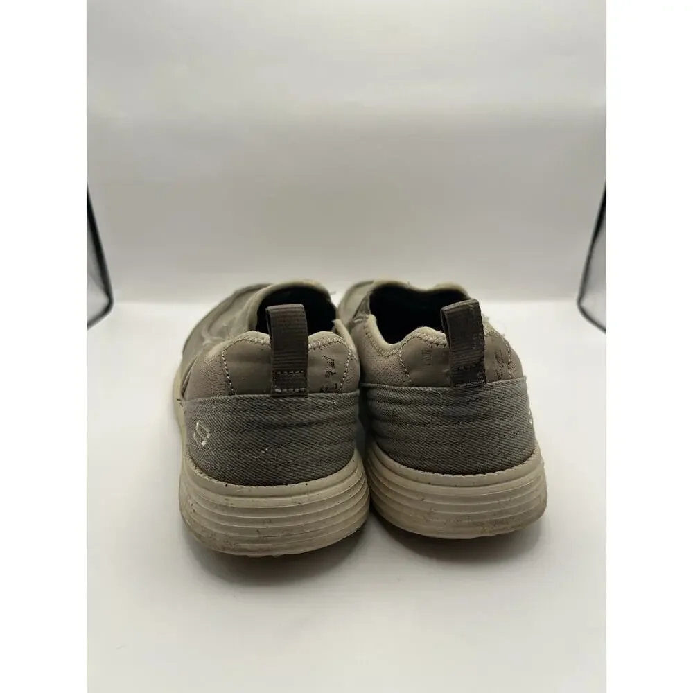 Skechers Mens Status Delton Loafers Size 9 Beige